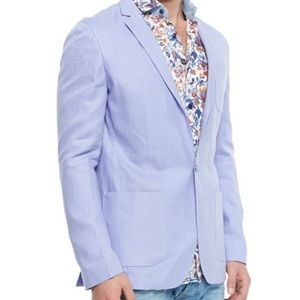 Bogosse Lexi purple linen blazer NWT